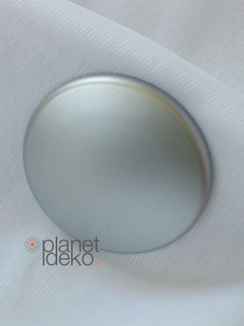 Deko Magnet rund silber