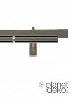 Gardinenstange Flatgro V2A Optik 2 Läufig Gardinenstange Flatgro V2A Optik 2 Läufig